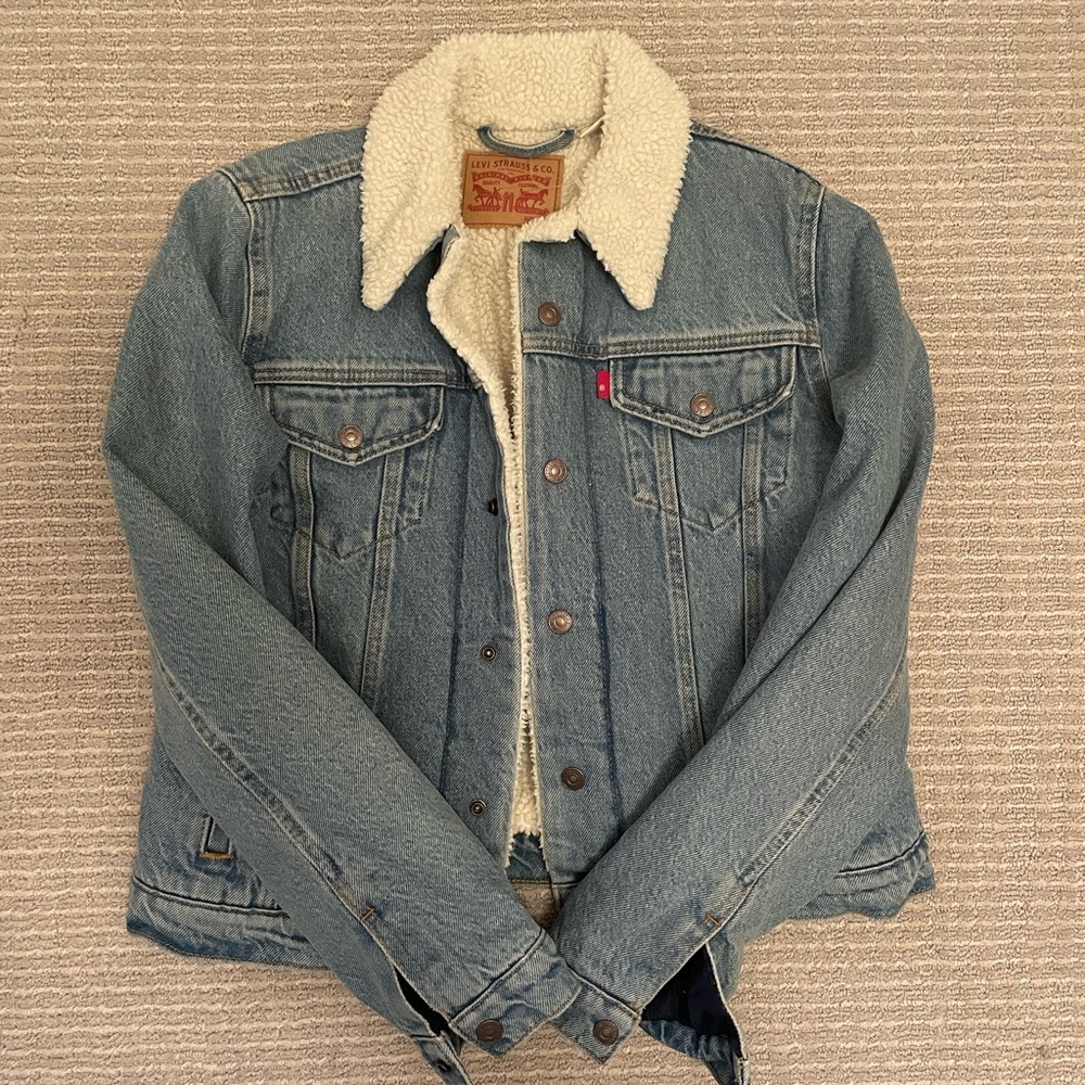Levi’s Denim Sherpa Jacket